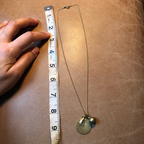 Brass charm necklace - Picture 5 of 5